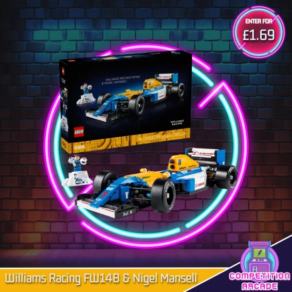 LEGO® Icons Williams Racing FW14B & Nigel Mansell